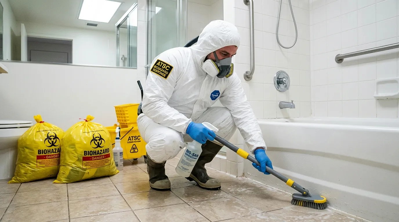 Decontamination equipment deployed for Blood Cleanup in Mount Pleasant